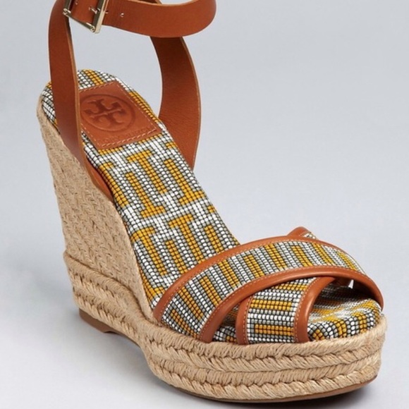 Tory Burch Florian Espadrille Wedges - Picture 4 of 12